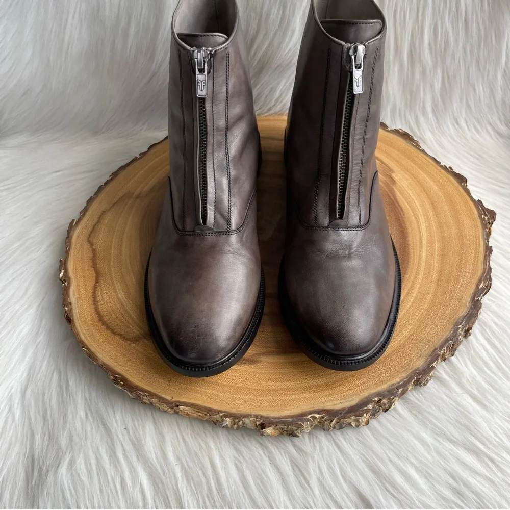 Frye Gray Ankle Boots - Picture 5 of 12